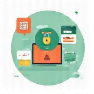 Illustration of a secure payment process