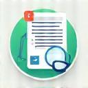Icon representing document assistance